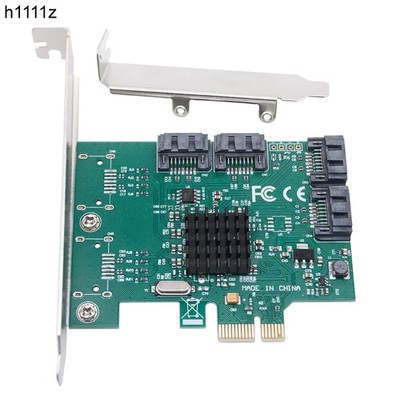 SATA PCIE Erweiterungskarten Adapter PCI Express X1 auf 4 Port SATA3.0 Controller Mar