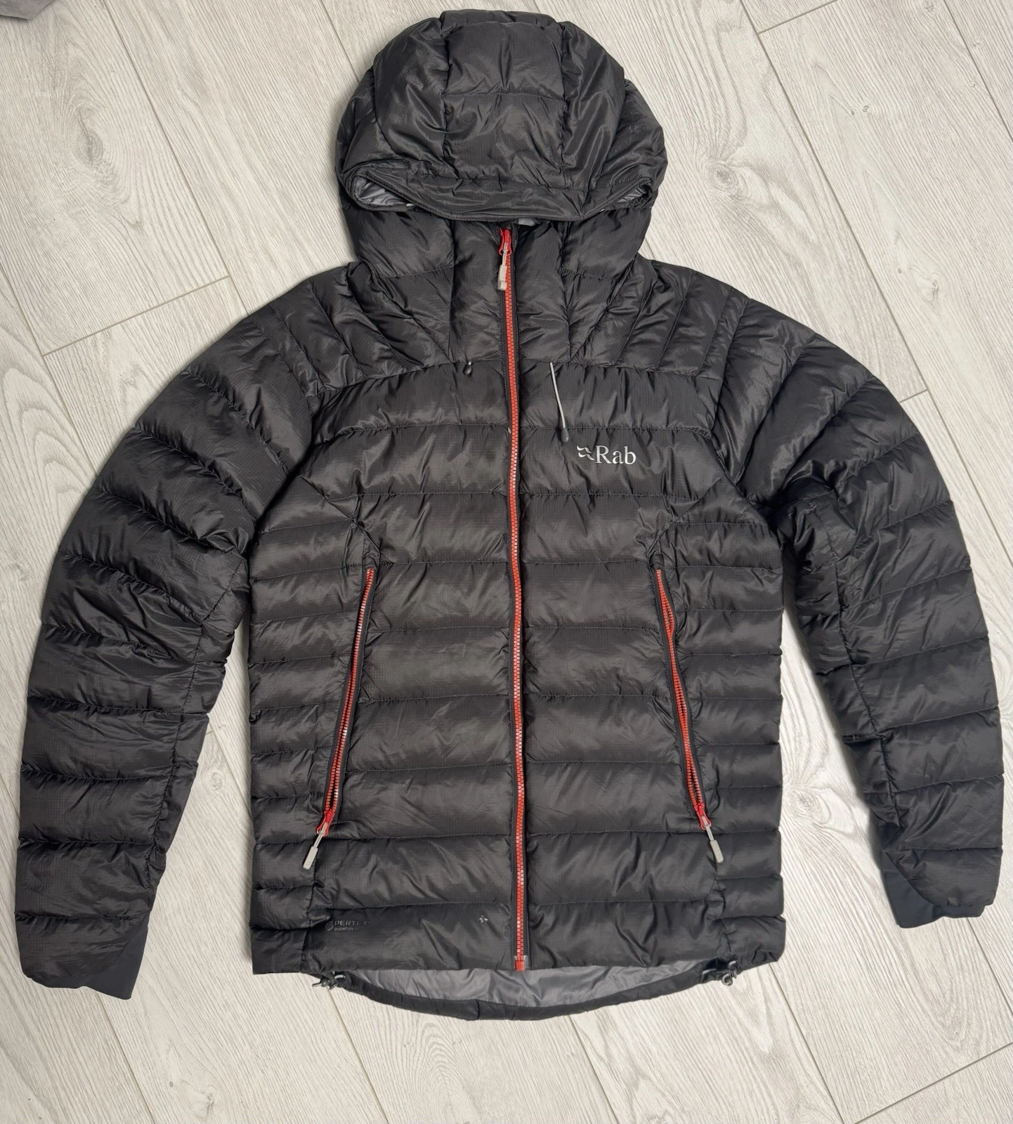 Rab Electron Jacket Men’s Small Grey Full Zip Hooded Pertex Quantum Pro Nikwax
Opens in a new window
