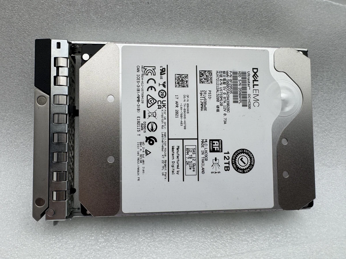 Dell Internal Hard Disk Drives 12 TB Storage Capacity for sale | eBay