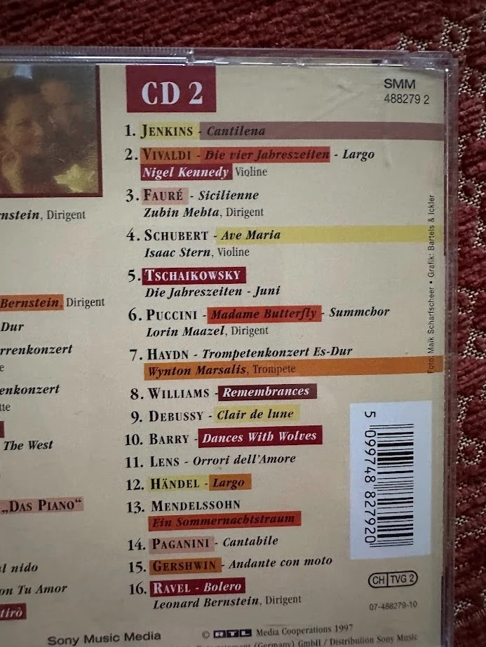 2 fach CD Kuschelrock Klassic, RTL, Sampler , guter Zustand - Bild 3 von 4