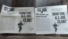 1964 GI JOE Vintage HASBRO Boxed Set Paperwork "Join The GI Joe Club" Lot Of 2