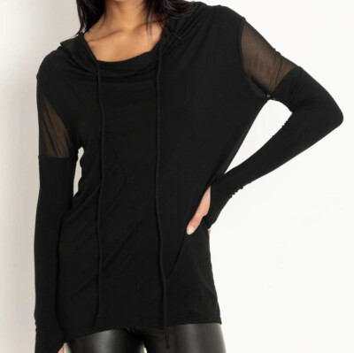 Brand New Still In Packaging Black Milk The Rogue Ninja Drape Hoodie Size XS