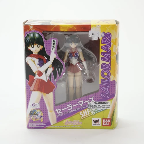 S.H. Figura de acción Figuarts Sailor Mars Pretty Guardian Sailor Mars Ban Dai ¡NUEVA EN CAJA!
