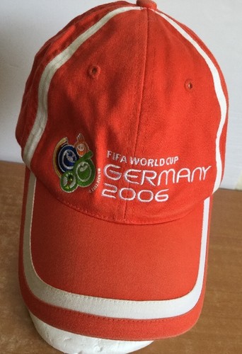 Fifa Hat World Cup Baseball Cap Germany 2006 Licensed Red Adjustable Embroidered - Picture 2 of 10