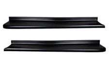 Pair Black Running Step Boards For 1947-1954 Chevy Gmc Shortbed Pickup Truck