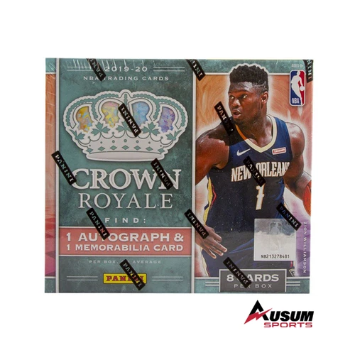 2019-20 Panini Crown Royale Basketball Factory Sealed Trading Cards Hobby Box