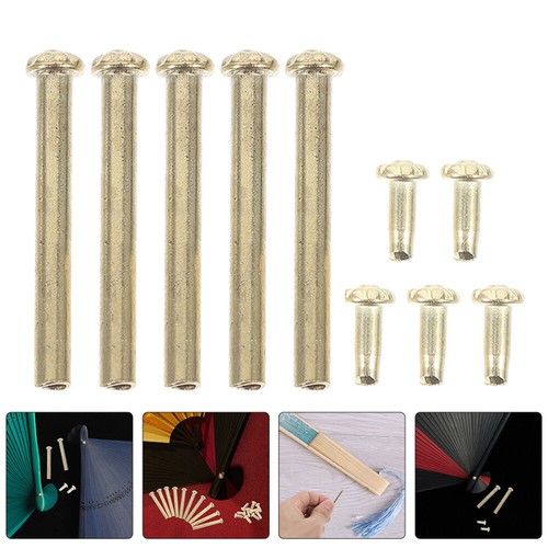 Threaded Door Rivet 10 Sets Fan Nail Accessories Rivets for Hand Threaded Folding Door ...