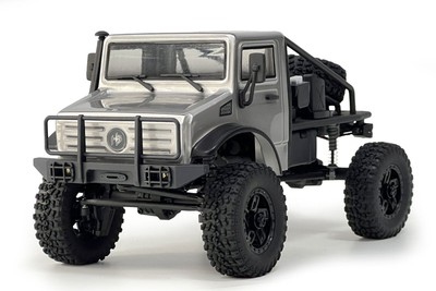RC Car Truck Crawler Hobby Plus CR18P EVO Silver Trail Hunter 1/18 Scale 4WD RTR