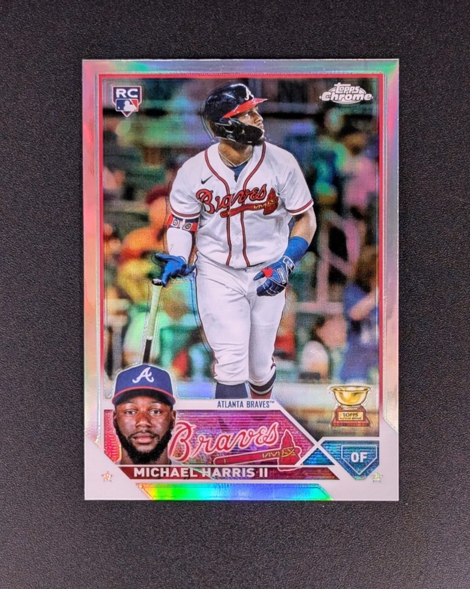 2023 Topps Chrome Michael Harris II - Refractor RC #79 - Atlanta Braves