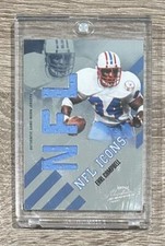 2008 Playoff Absolute Memorabilia #NFL-8 Earl Campbell NFL Icons Materials #/50