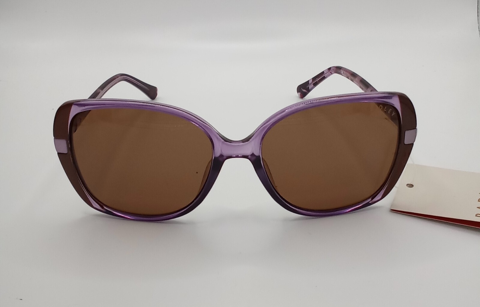 Radley Women's Sunglasses - Morwenna 161 Gloss Crystal Purple/Brown Lens