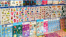 Sticker Collection Kit Huge Lot 27 Sheets Fun Themes Seasons Holidays Special