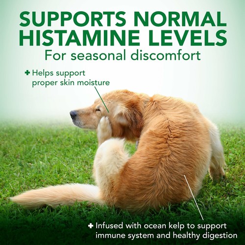 Vet's Best Chewable Tablets Seasonal Allergy Supplement for Dogs - Picture 3 of 6