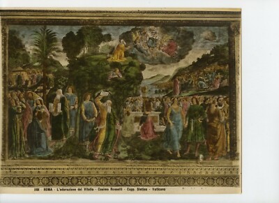 Vintage Photo Sistine Chapel Ceiling By Michelangelo Photos By The