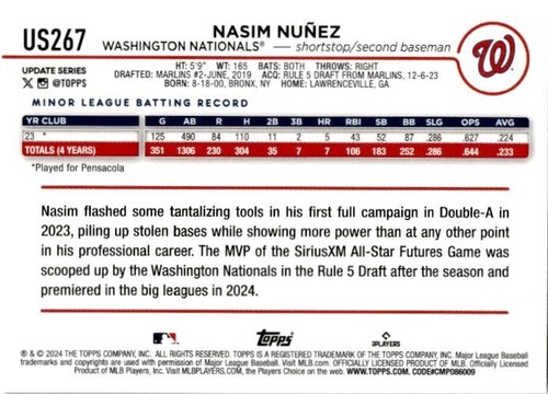 2024 TOPPS UPDATE 176-350 PICK YOUR CARDS TO COMPLETE YOUR SET - Picture 186 of 349