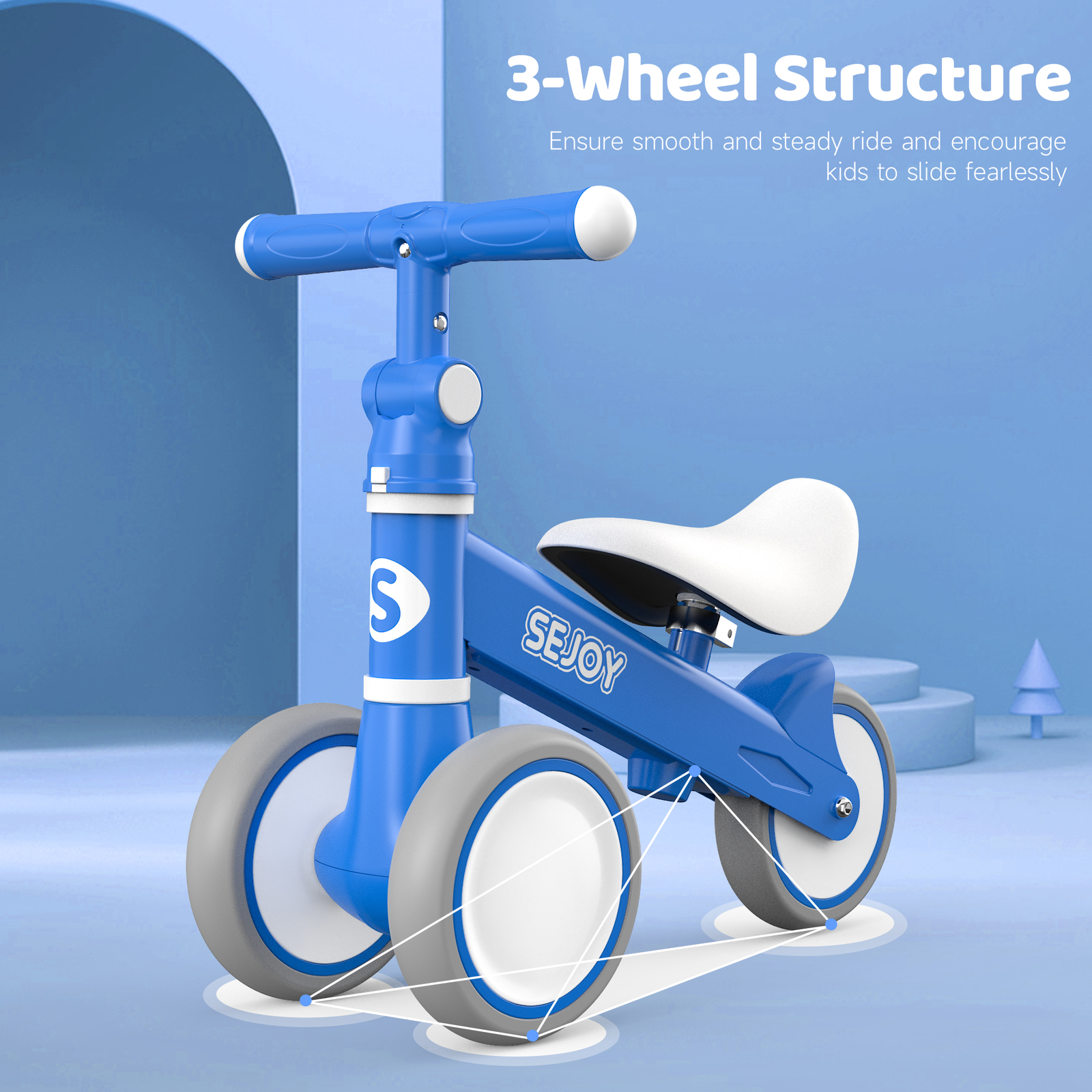 SEJOY Baby Balance Bike 12 Year Old Boy Girl Toddler Walker Bicycle