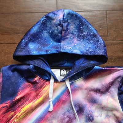Into The AM Hoodie Mens Pullover Galaxy Astronaut All Over Print Size  Medium | eBay
