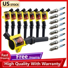 Ignition Coil DG508 & Spark Plug SP479 For Ford 4.6L 5.4L V8 DG457 DG472 DG491