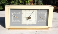 Vintage Fee & Stemwedel Airguide Desktop Weather Station Barometer Art Deco
