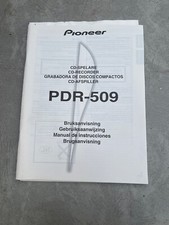 Pioneer PDR-509 compact disc recorder Manual - (GERMAN)  free post B4D