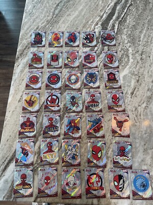 zenka marvel spiderman 60th trading card Complete Ssr Set
