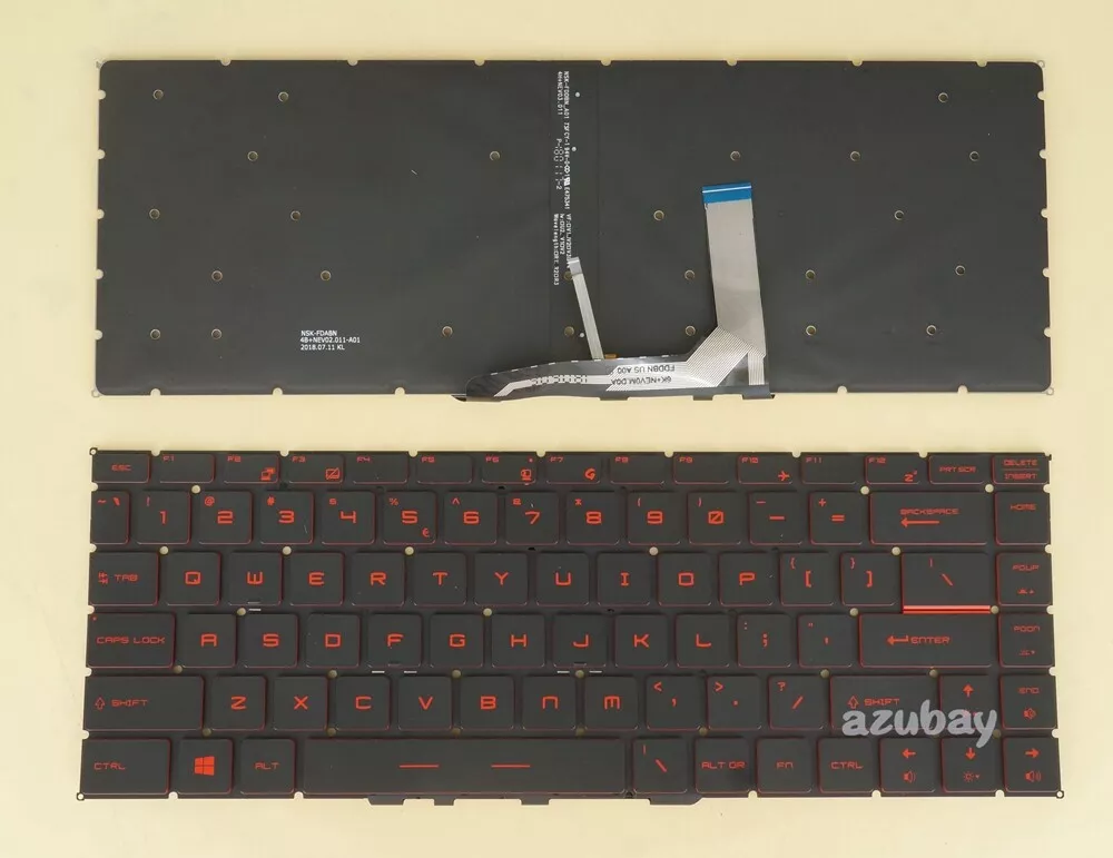 Msi gf63 keyboard light deals