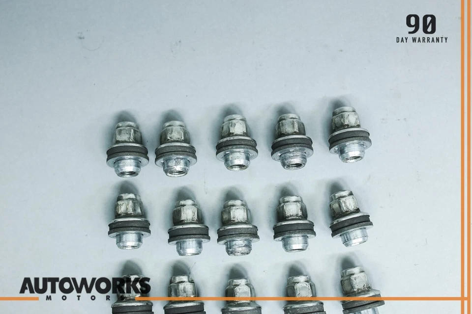 04-09 捷豹 XJ8 XJR Vanden Plas X350 轮圈凸耳螺母螺栓 20 件套原始设备制造商 — 第 2/4 张图片