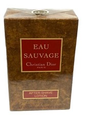 eau sauvage after shave lotion 3.4oz dior  vintage box 