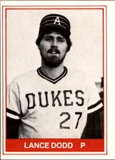 1982 Alexandria Dukes TCMA #8 Lance Dodd Laurel Maryland MD - NM Baseball Card