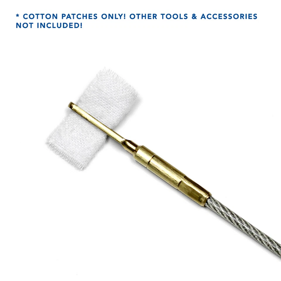 Parches de limpieza de pistola de algodón MaximalPower 500 de 1-1/8" para diámetro de 0,220 a 0,270" Foto 4 de 4