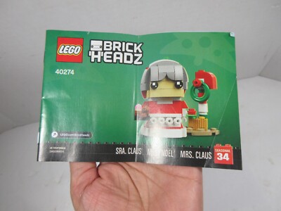 2018 LEGO 40274 BrickHeadz Claus instruction manual