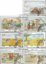 Afghanistan 1327-1333 (complete issue) used 1984 Day of Farmers