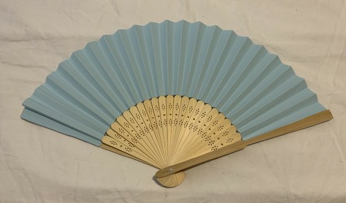 Ventilador plegable de madera de papel liso chino español para decorar artesanías fiesta regalo fanáticos - Imagen 7 de 9