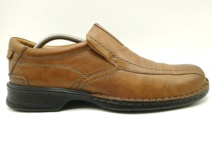 clarks brown loafers