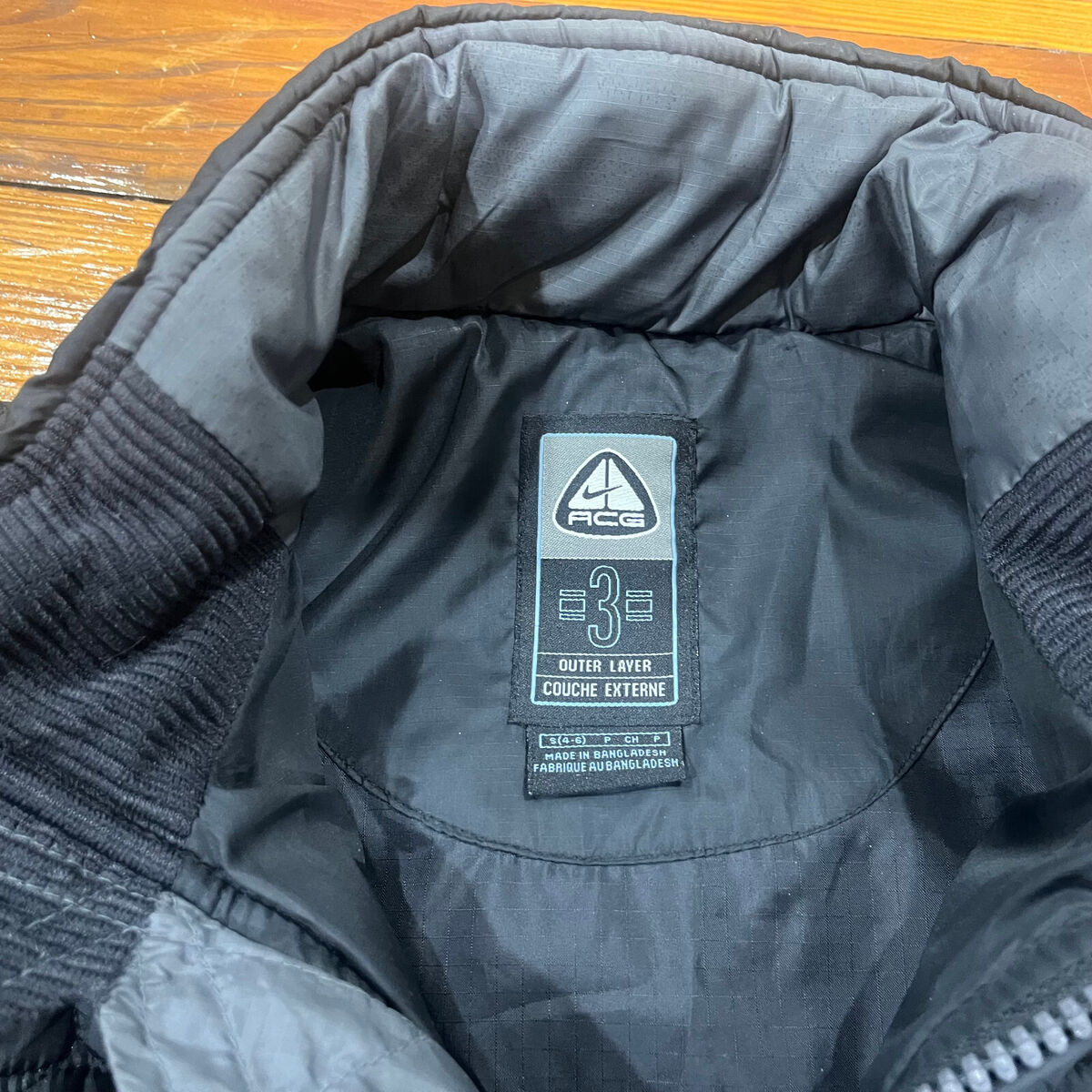 Nike ACG Outer Layer 3 Jacket Black Quilted Women's Size Nike ACG Outer Layer 3 Jacket Black Quilted Women's Size