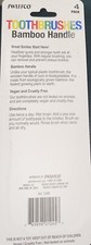 Swissco Rainbow Toothbrushes Bamboo Handle Adult Soft 4 Pack Eco Friendly Vegan