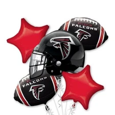 Atlanta Falcons NFL Anagram Balloon Bouquet Birthday Party Decoration Football