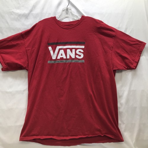 T-Shirt Men's XXL Red Short Sleeve 