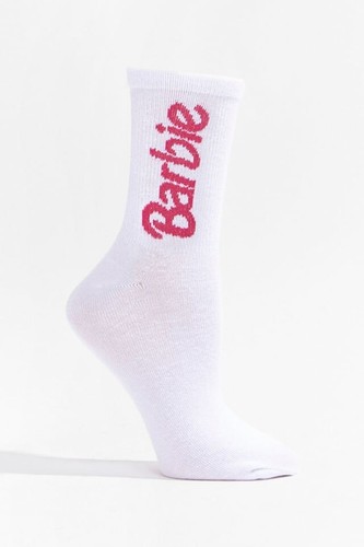 white barbie socks