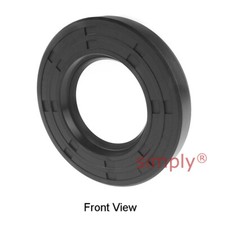 50x58x4mm Nitrile Rubber Rotary Shaft Oil Seal Springless Design VC Style