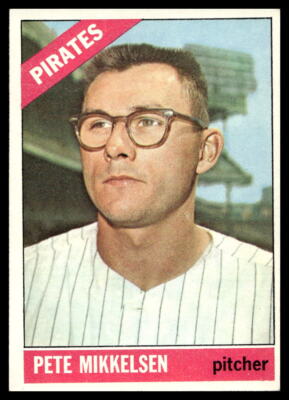 1966 Topps #248 Pete Mikkelsen  Pittsburgh Pirates EX-EXMINT