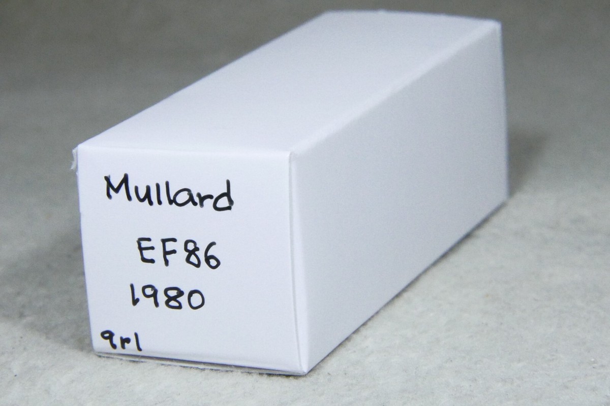 Rare Mullard EF86/6267 Long Mesh Plate Square Getter England Rare Mullard EF86/6267 Long Mesh Plate Square Getter England