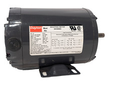 Dayton 6XH88BD Industrial Motor, 1/3HP, 3PH, 1725RPM, 208-230/460V, 1.5-1.6/0.8A