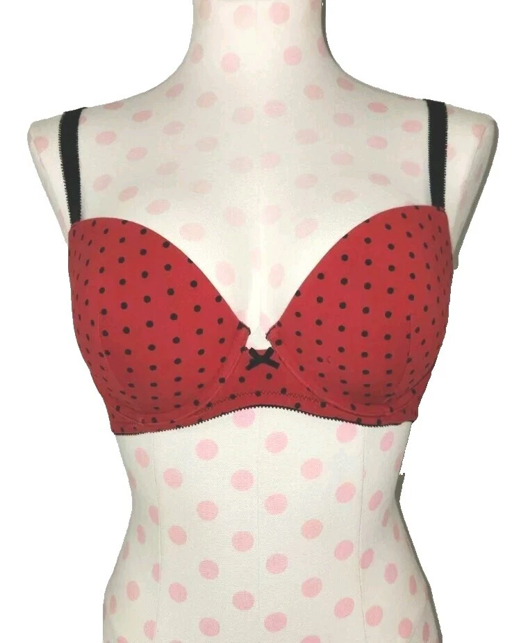 Juegos de sujetadores y sujetadores para mujer Ambrielle con lunares