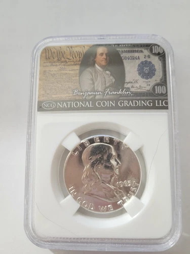 1963 proof Franklin half dollar coin