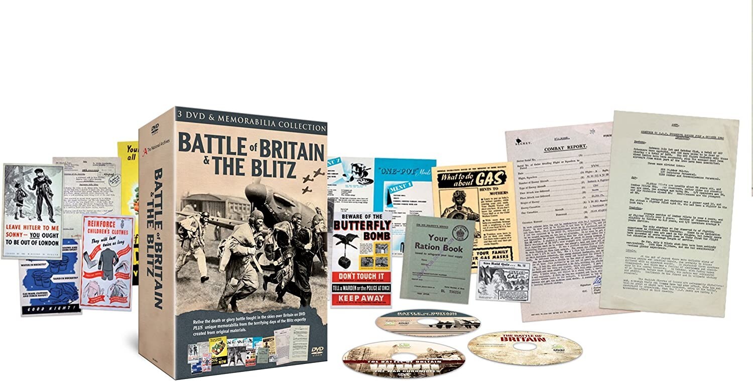 Battle of Britain and The Blitz & Memorabila - BoxSet 3DVD