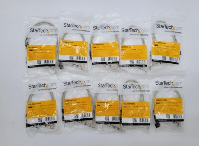 LOT OF 10STARTECH USB ADAPTERS 2 PORT USB A FEMALE LOW PROFILE SLOT PLATE ADAPTE