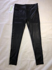 Faux Leather Leggings Women  s Size L Black Brand New with Tags