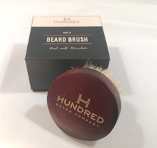 No 3 Beard Brush, Horsehair Beard and Hair Brush by Hundred Beard Company