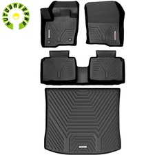 3d Floor Mats Cargo Liner For 2015-2024 Ford Edge All Weather Tpe Rubber Liner